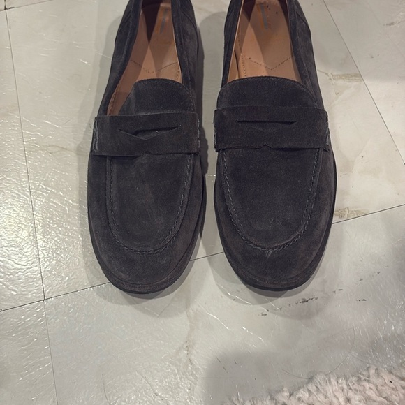 Sam Edelman Shoes - Sam Edelman Navy Sueded Leather Loafers